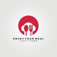 eenvoudig restaurantlogo, gedenkwaardig symbool, chef-kokpictogram, modern en trendy logo vectorillustratieontwerp vector