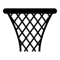 basketbalmand streetball net basket icon vector