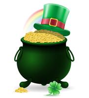 Saint Patrick&#39;s Day instellen pictogrammen voorraad vectorillustratie vector