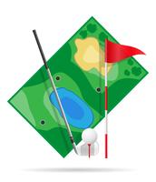 veld voor golf vectorillustratie vector