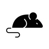 rat glyph pictogram dier vector
