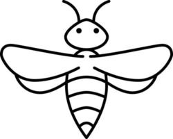 bijen insect overzicht pictogram vector