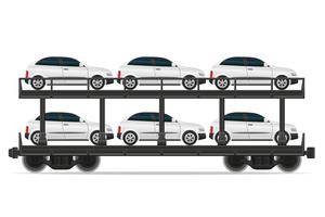 treinwagon trein vectorillustratie vector