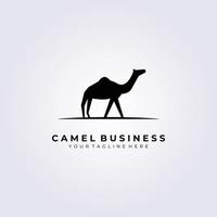 kameel logo vector illustratie ontwerp