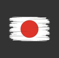japanse vlagborstel vector
