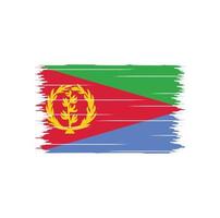 eritrea vlagborstel vector