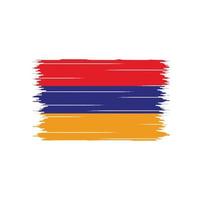 Armenië vlag borstel vector