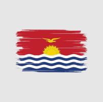 kiribati vlagborstel vector