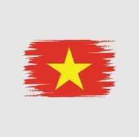 vietnam vlag borstel vector