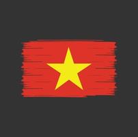 vietnam vlag borstel vector