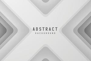 banner abstracte geometrische witte en grijze kleur achtergrond vectorillustratie. vector