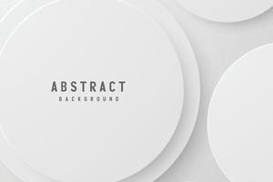 banner abstracte geometrische witte en grijze kleur achtergrond vectorillustratie. vector