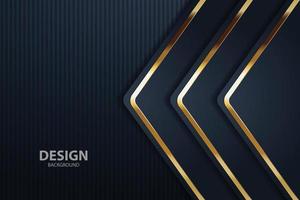 gouden banner abstract vector achtergrondbord voor tekst en berichtontwerp modern. vector illustratie