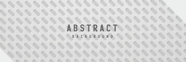 banner abstracte geometrische witte en grijze kleur achtergrond vectorillustratie. vector