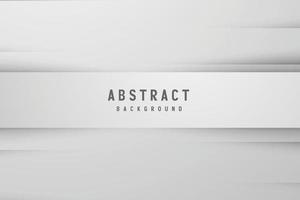 banner abstracte geometrische witte en grijze kleur achtergrond vectorillustratie. vector