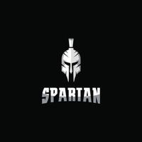 Spartaanse krijger symbool logo ontwerp pictogram vector ontwerp
