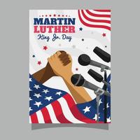 martin luther king dag poster vector