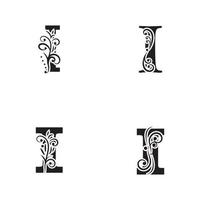 letter i logo alfabet logo vector ontwerp