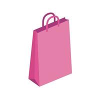 roze boodschappentas vector