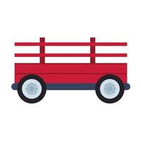 boerderij trailer rood