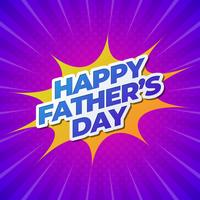 Happy Father&#39;s Day Banner vector