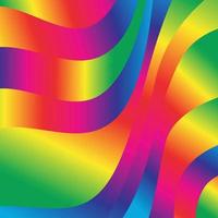 vector abstracte achtergrond met golfvorm en full colour regenboog spectrum kleurengolf om af te drukken