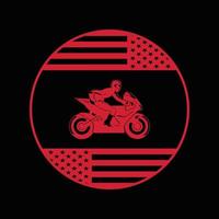 biker t-shirt ontwerp vector