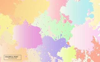 kleurrijke borstel abstracte achtergrond. gladde borstel vectorillustratie. vector