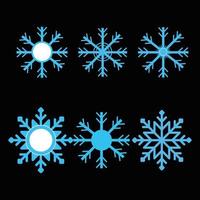 sneeuwvlok vector collectie