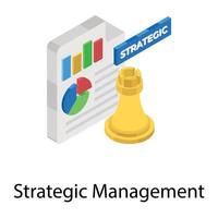 strategische managementconcepten vector