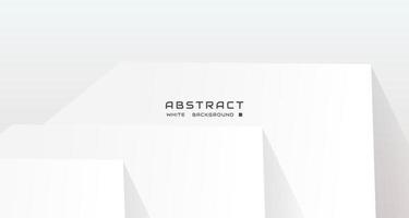 abstracte witte achtergrond met 3D-effect, voor verschillende achtergronden, sjabloon, spandoek, poster, presentatie, enz. vector
