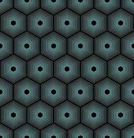 blauwe achtergrond met zwarte vector zeshoeken
