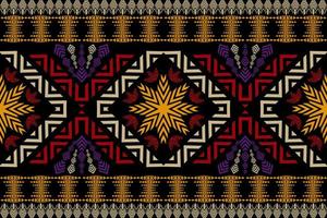 geometrische etnische oosterse traditionele pattern.figure tribal borduurwerk style.design voor behang, kleding, verpakking, stof, vectorillustratie vector