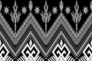 geometrische etnische oosterse traditionele pattern.figure tribal borduurwerk style.design voor behang, kleding, verpakking, stof, vectorillustratie vector