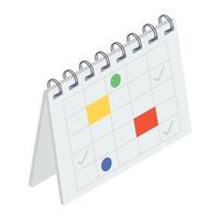 evenementenkalender concepten vector