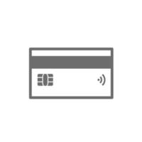 creditcard icoon. betaalinstrument ontwerp teken. creditcard pictogram in vlakke stijl geïsoleerd op een witte achtergrond. vector