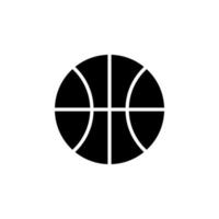 basketbal, sport, bal, spel solide pictogram, vector, illustratie, logo sjabloon. geschikt voor vele doeleinden. vector