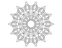 mandala zwart-wit, tatoeage, kleurplaat, cirkel, ornamenten, vector