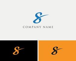 s briefsjabloon logo ontwerp vector