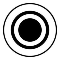 radiosignaal symbool verbinden pictogram zwarte kleur illustratie vlakke stijl eenvoudige afbeelding vector