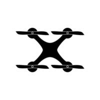 drone zwarte kleur pictogram. vector
