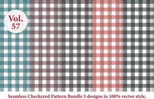 geruit patroon vector, tartan patroon, tartan stof textuur in retro stijl, gekleurd vector