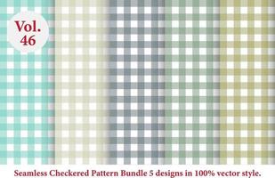 geruit patroon vector, patroon, tartan stof textuur in retro stijl gekleurd vector