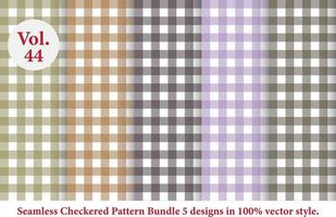 geruit patroon vector, patroon, tartan stof textuur in retro stijl gekleurd vector