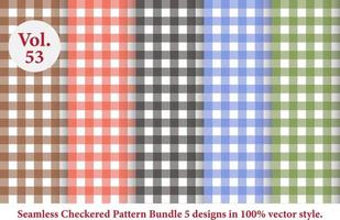 geruit patroon vector, tartan patroon, tartan stof textuur in retro stijl, gekleurd vector