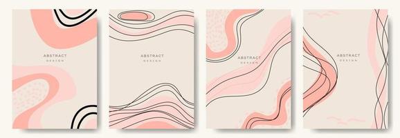 moderne abstracte backgrounds.minimal trendy stijl. verschillende vormen opzetten ontwerpsjablonen goed voor achtergrondkaart groet behang brochure flyer uitnodiging en andere. vector illustratie