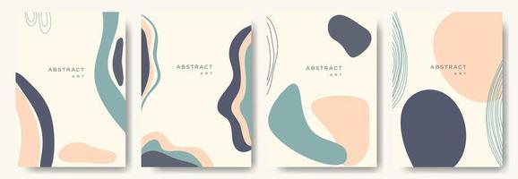 moderne abstracte backgrounds.minimal trendy stijl. verschillende vormen opzetten ontwerpsjablonen goed voor achtergrondkaart groet behang brochure flyer uitnodiging en andere. vector illustratie