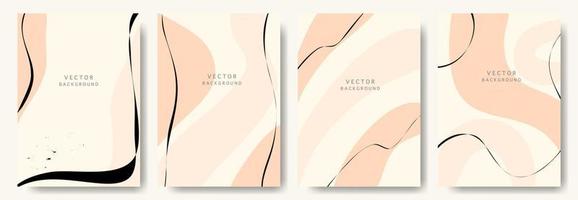 moderne abstracte backgrounds.minimal trendy stijl. verschillende vormen opzetten ontwerpsjablonen goed voor achtergrondkaart groet behang brochure flyer uitnodiging en andere. vector illustratie