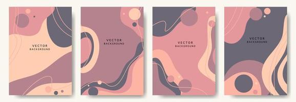 moderne abstracte backgrounds.minimal trendy stijl. verschillende vormen opzetten ontwerpsjablonen goed voor achtergrondkaart groet behang brochure flyer uitnodiging en andere. vector illustratie