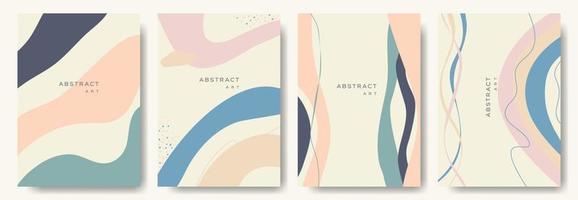 moderne abstracte backgrounds.minimal trendy stijl. verschillende vormen opzetten ontwerpsjablonen goed voor achtergrondkaart groet behang brochure flyer uitnodiging en andere. vector illustratie